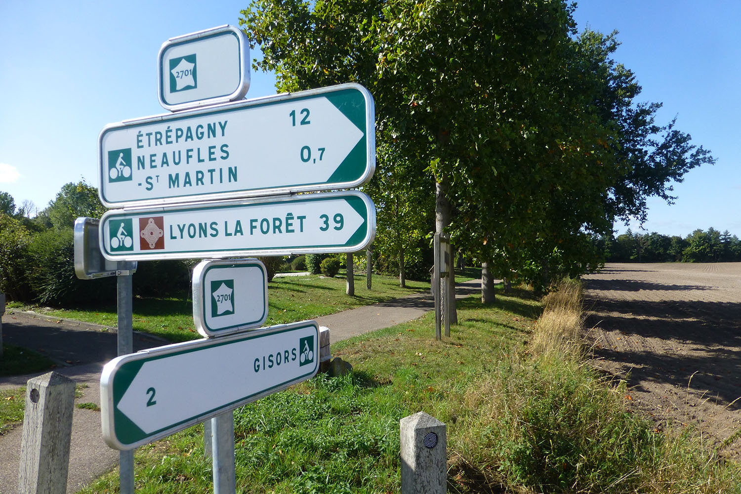 Un parcours très bien balisé